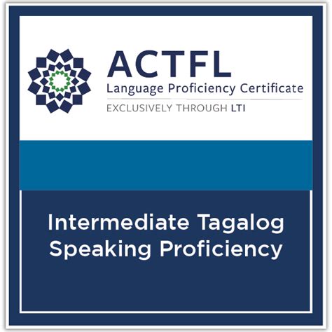 proficiency tagalog|Proficiency in Tagalog.